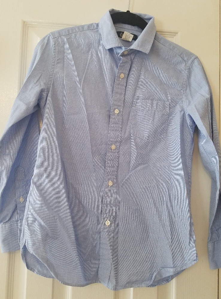 J Crew Factory Boys long sleeve button down shirt